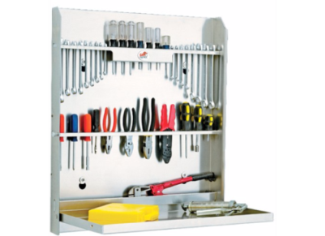 Tool Storage in Enclosed Trailer by Tow-Rax